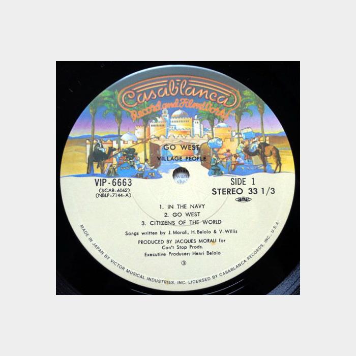 Village People - Go West (ex+/ex+, obi)