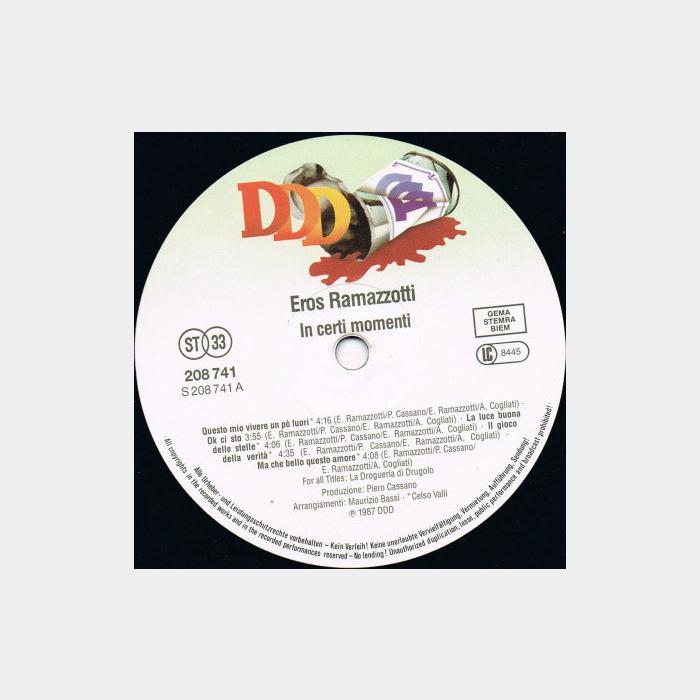 Eros Ramazzotti - In Certi Momenti (ex+/ex+)