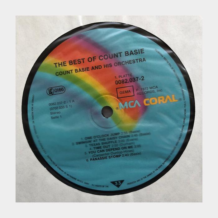 Count Basie - The Best Of Count Basie 2LP (ex+/ex)