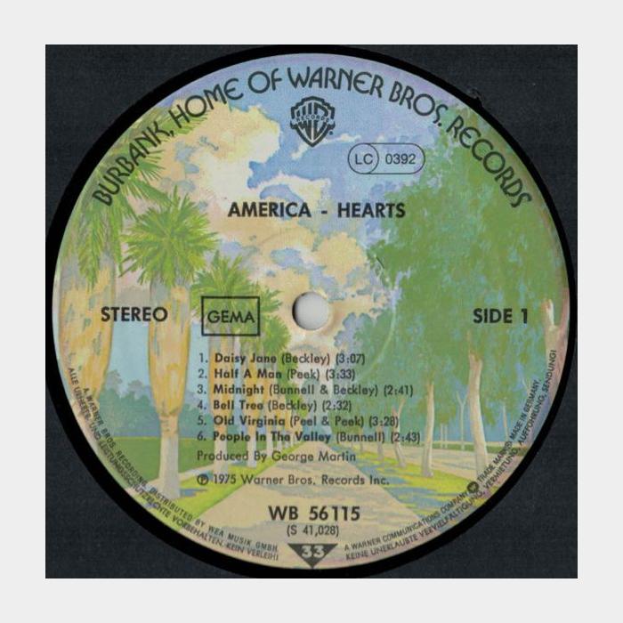 America - Hearts (ex+/ex)