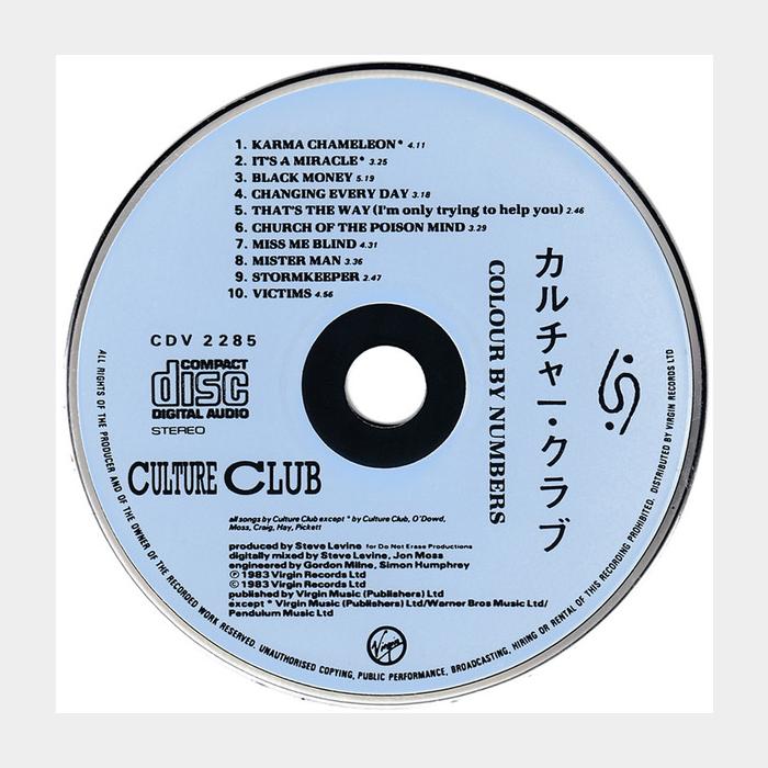 CD Culture Club - Colour By Numbers