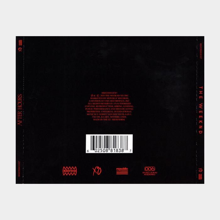 CD Weeknd - After Hours