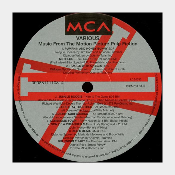 OST - Pulp Fiction (sealed, 180g)