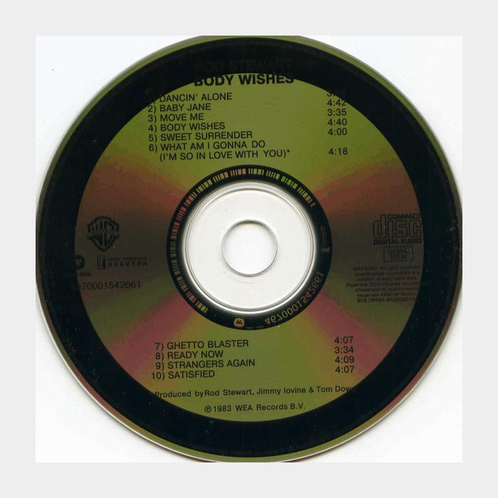 CD Rod Stewart - Body Wishes (ex+/ex, License, Gold)