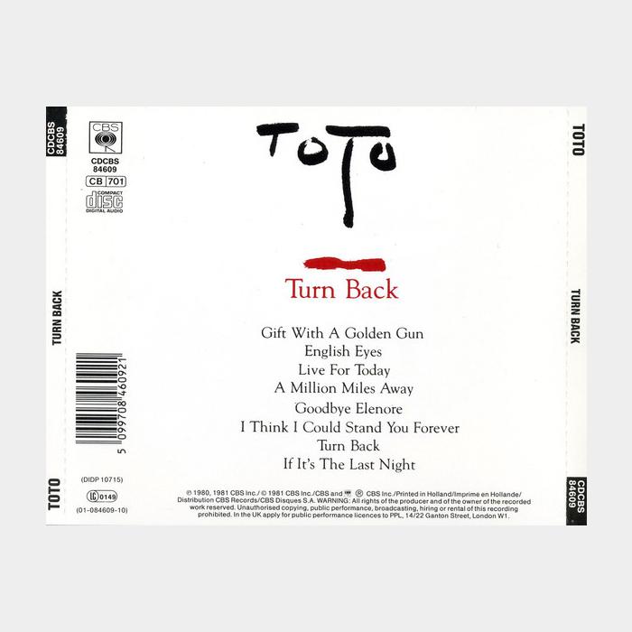 CD Toto - Turn Back