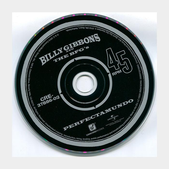 CD Billy F Gibbons - Perfectamundo