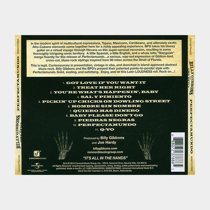 CD Billy F Gibbons - Perfectamundo