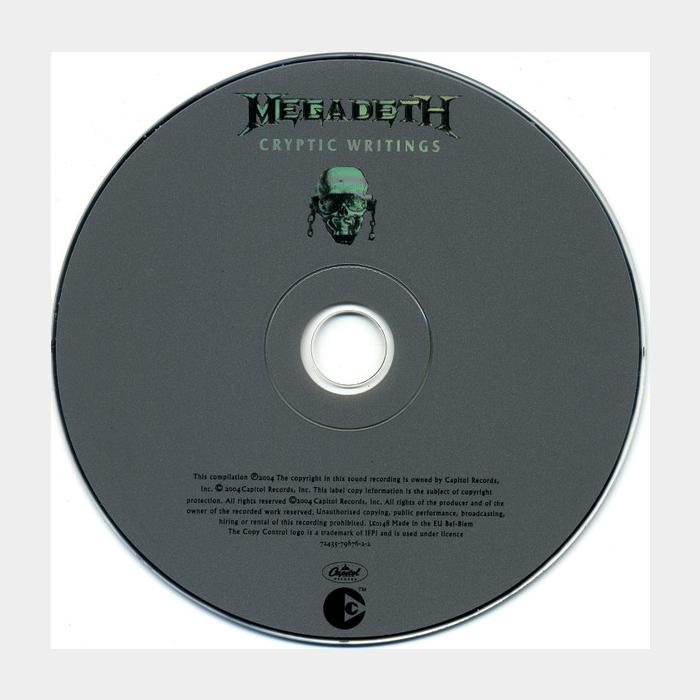 CD Megadeth - Cryptic Writings