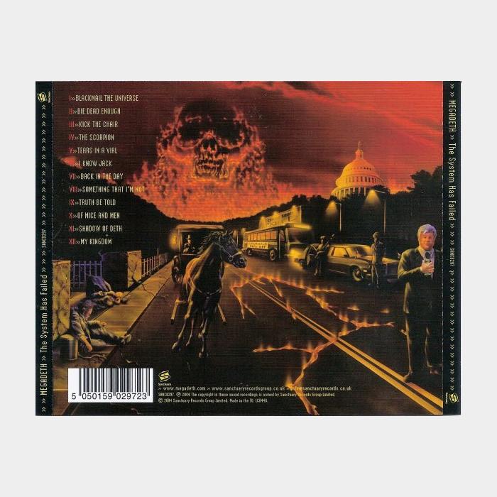 CD Megadeth - The System Has Failed