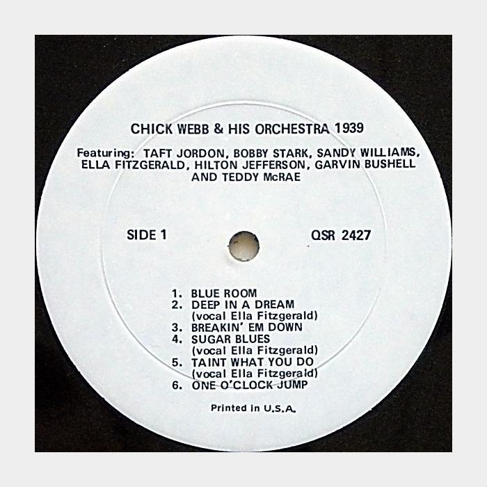 Chick Webb & His Orchestra - 1939 (ex-/vg+)