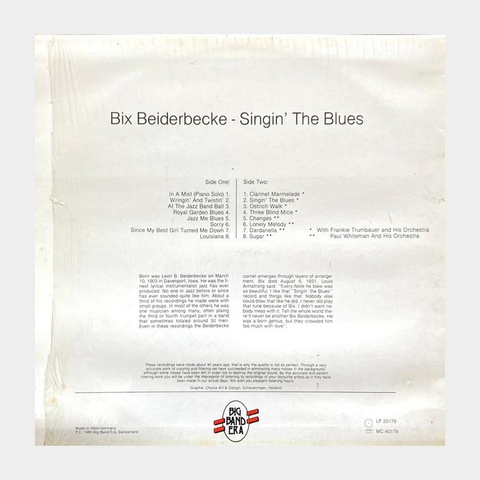 Bix Beiderbecke - Singin' The Blues (ex/ex+)