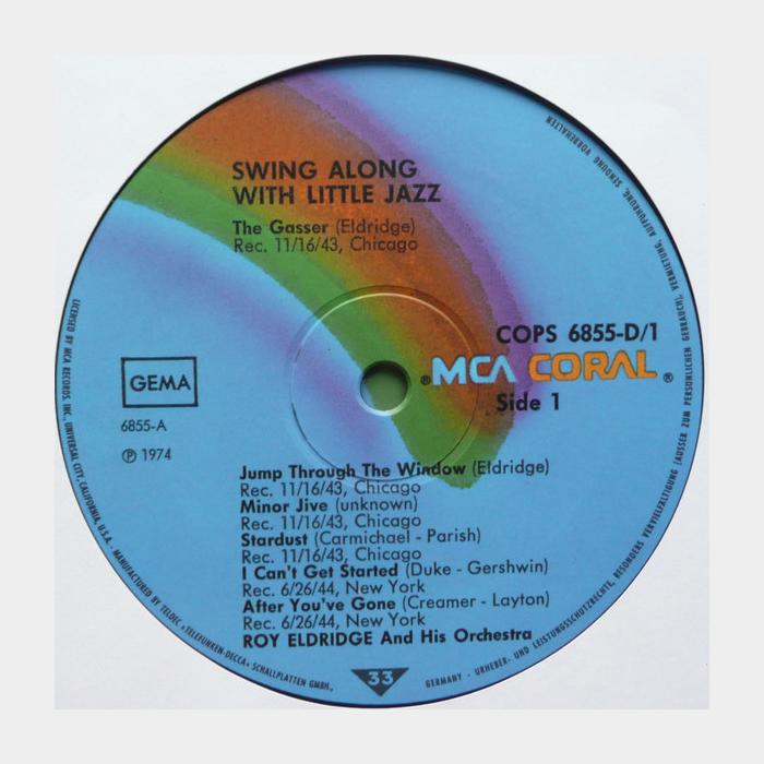 Roy Eldridge & HIs Orchestra - Swing Along With Little Jazz 2LP (ex+/ex)