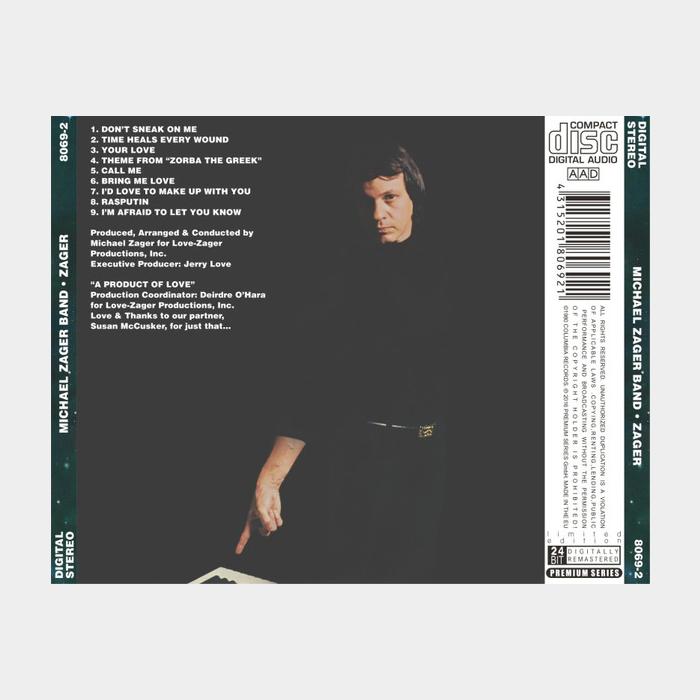 CD Michael Zager Band - Zager