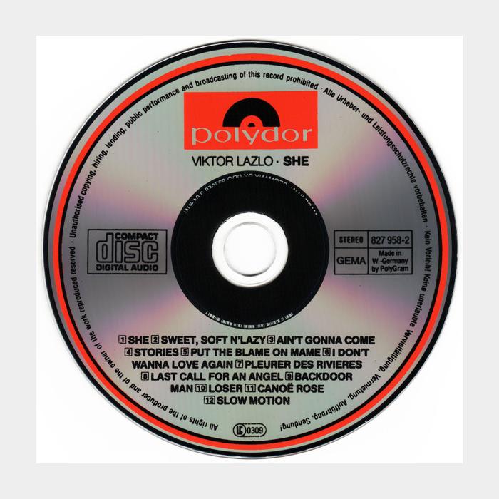 CD Viktor Lazlo - She