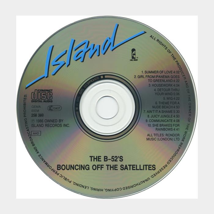 CD B-52's - Bouncing Off The Satellites