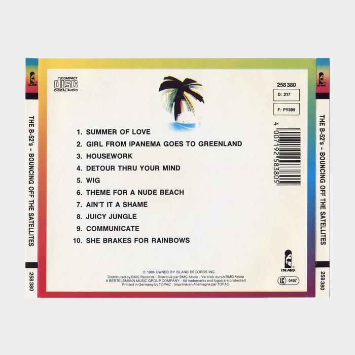 CD B-52's - Bouncing Off The Satellites