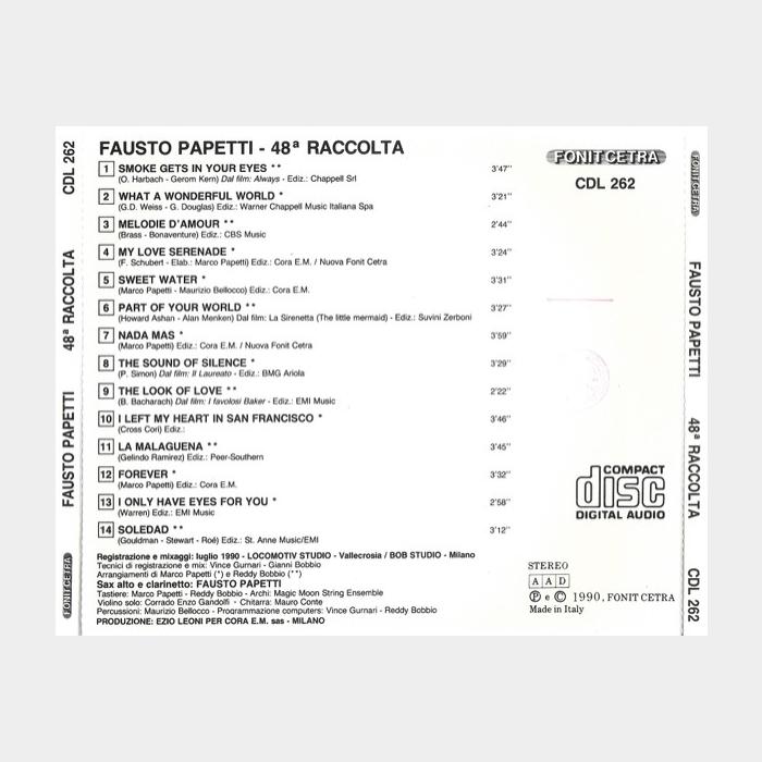 CD Fausto Papetti - 48a Raccolta