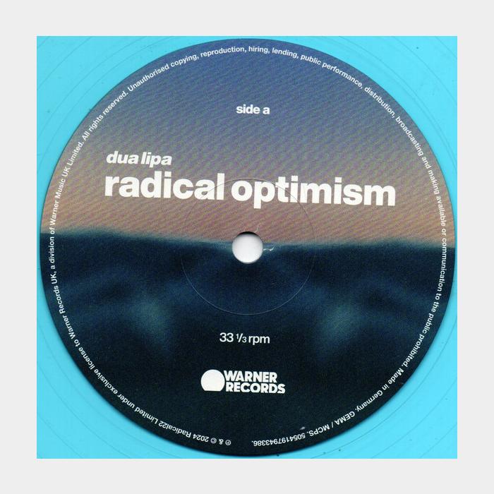 Dua Lipa - Radical Optimism (sealed, 180g, Blue LP)
