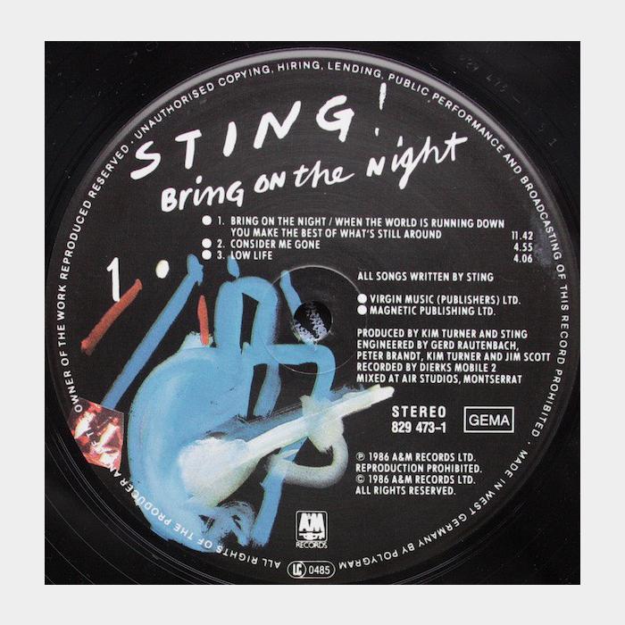 Sting - Bring On The Night 2LP (ex+/ex)