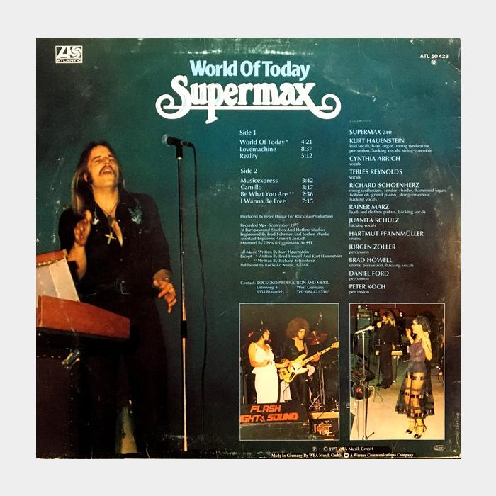 Supermax - World Of Today (ex/ex)