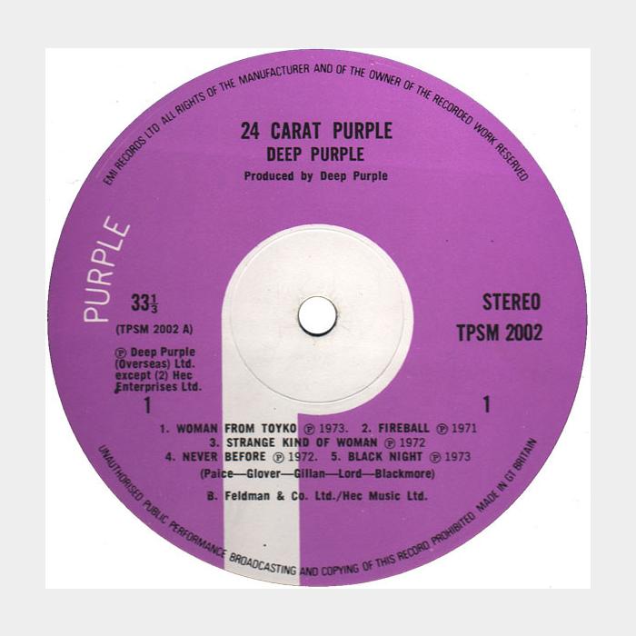 Deep Purple - 24 Carat Purple (ex+/ex+)