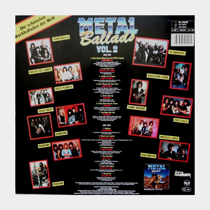 VA - Metal Ballads Vol.2 (ex+/ex+)