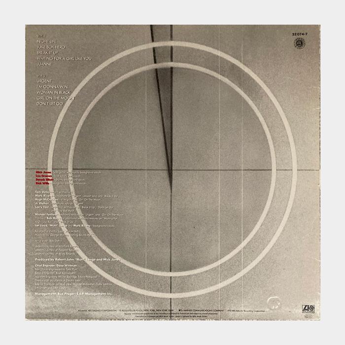 Foreigner - 4 (ex+/ex+)