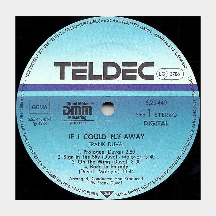 Frank Duval - If I Could Fly Away (ex+/ex)