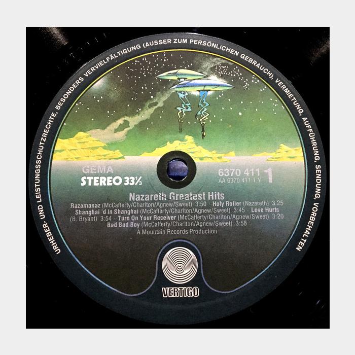 Nazareth - Greatest Hits (ex/ex, звучит на ex+)