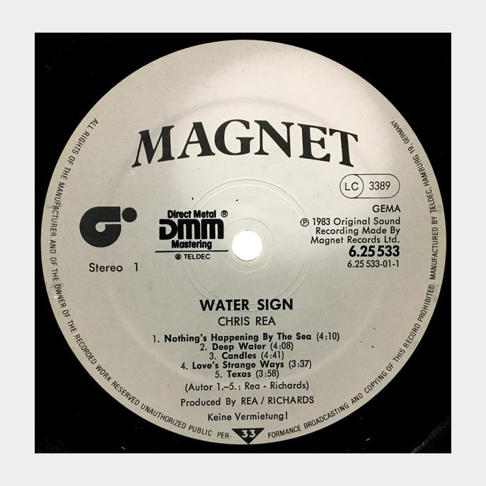 Chris Rea - Water Sign (ex+/ex+)