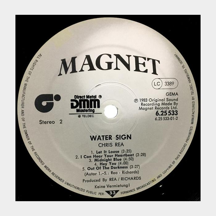 Chris Rea - Water Sign (ex+/ex+)