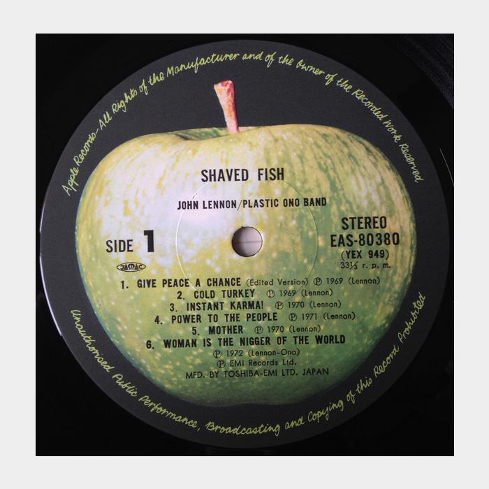 John Lennon - Shaved Fish (ex+/vg+)