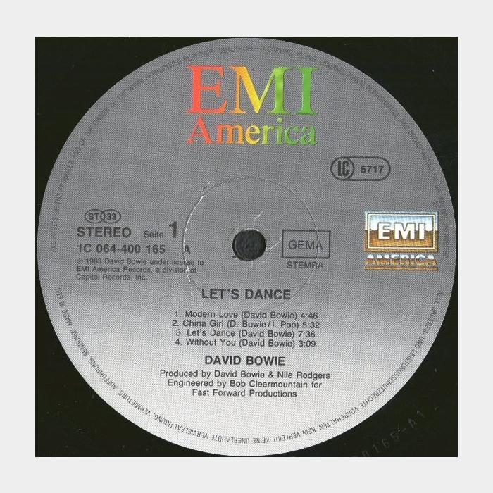 David Bowie - Let's Dance (ex+/ex+)