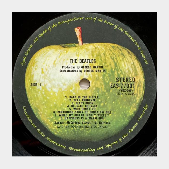 Beatles - The Beatles (White Album) 2LP (ex+/ex+, obi, Poster, Card)