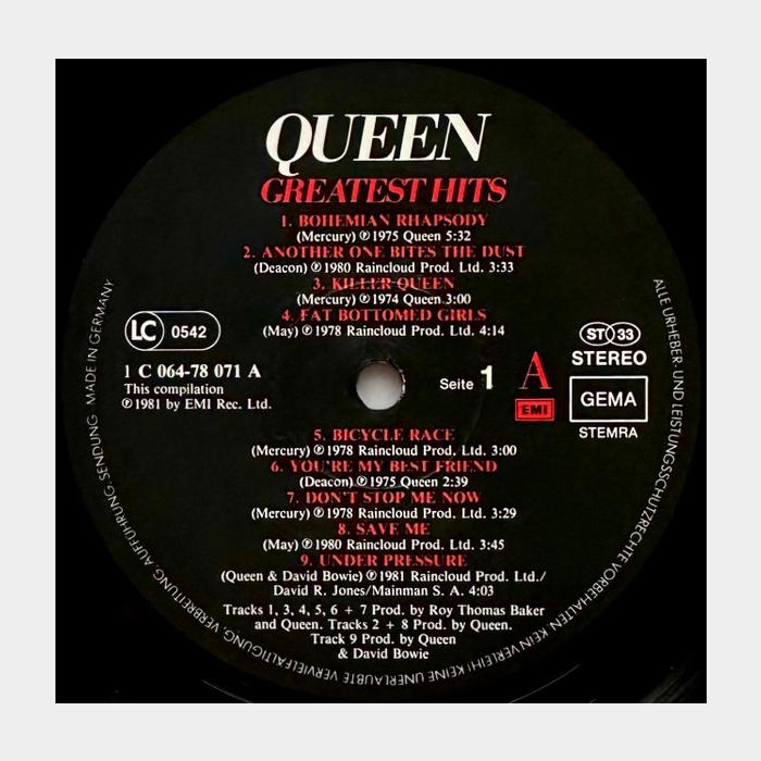 Queen - Greatest Hits (ex+/ex+)