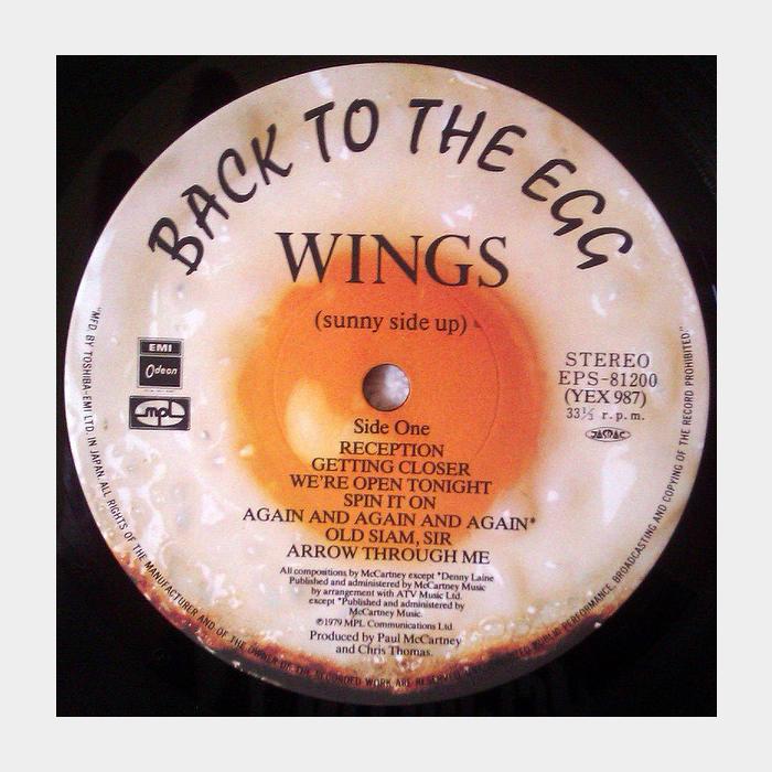 Paul Mccartney & Wings - Back To The Egg (ex+/ex+, obi)
