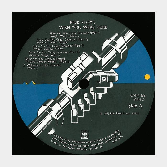 Pink Floyd - Wish You Were Here (ex-/ex-, звучит на ex+)