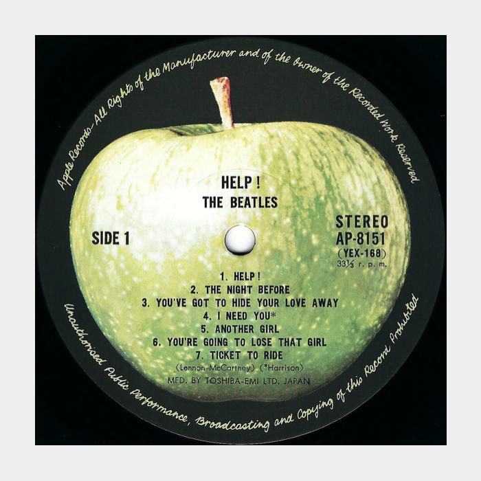 Beatles - Help! (ex+/ex, obi)