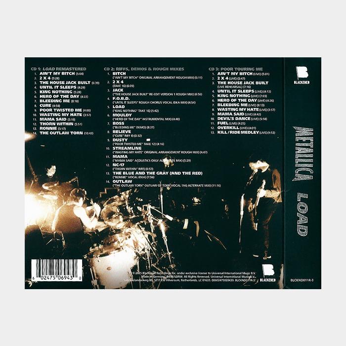CD Metallica - Load. Remastered 2CD