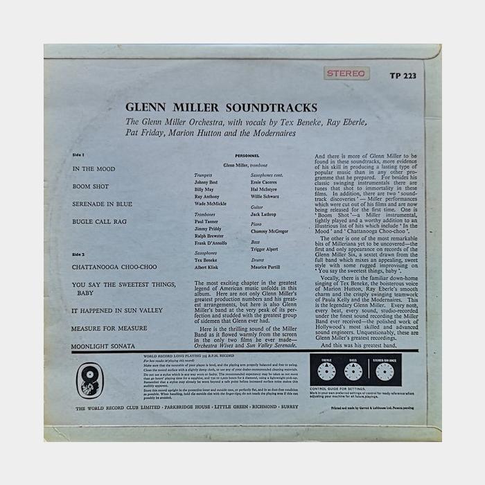 Glenn Miller - Glenn Miller's Greatest (ex+/ex)