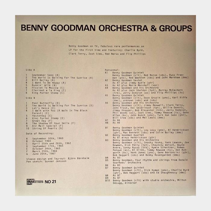 Benny Goodman - Orchestra & Groups (ex+/ex)