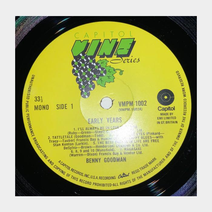 Benny Goodman - Early Years (ex+/ex+)