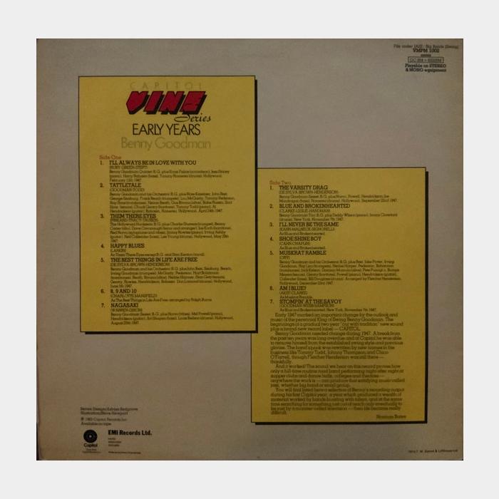 Benny Goodman - Early Years (ex+/ex+)