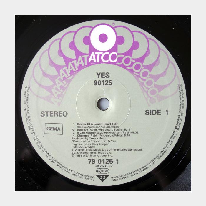 Yes - 90125 (ex+/ex+)