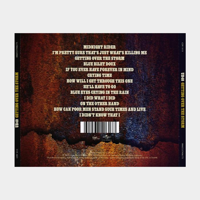 CD UB40 - Getting Over The Storm