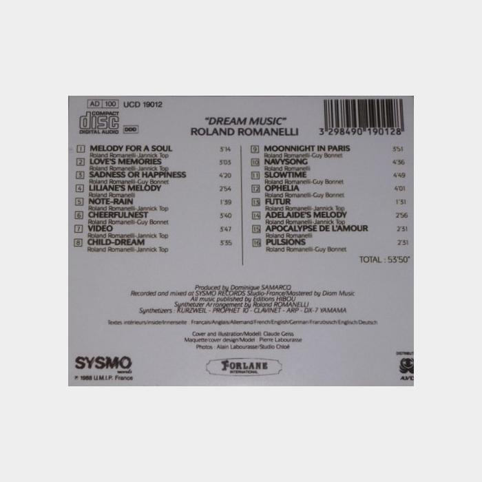 CD Roland Romanelli - Memoires