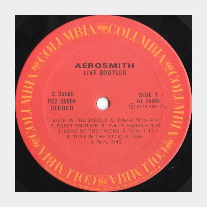Aerosmith - Live! Bootleg 2LP (vg++/ex)