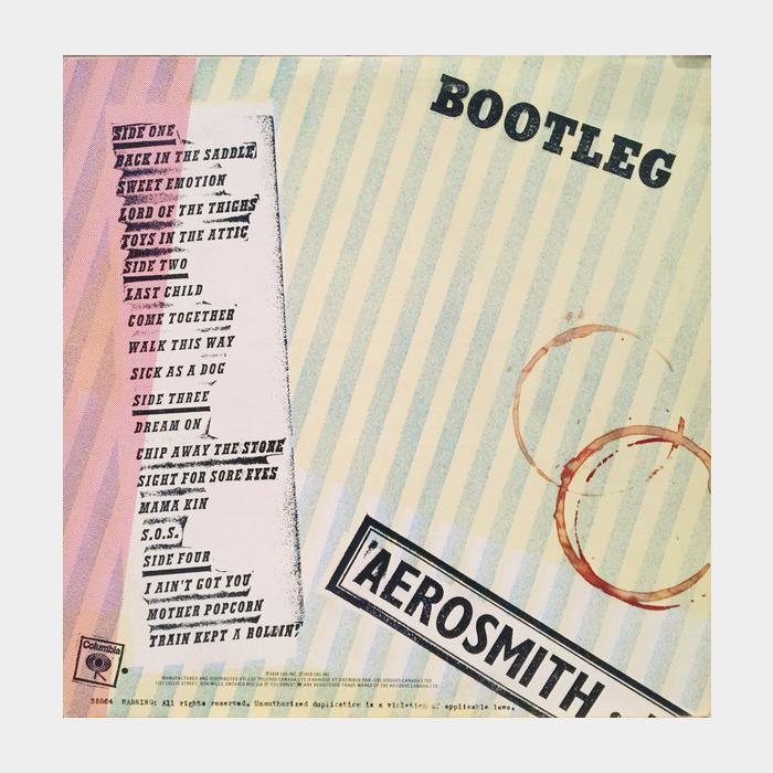 Aerosmith - Live! Bootleg 2LP (vg++/ex)