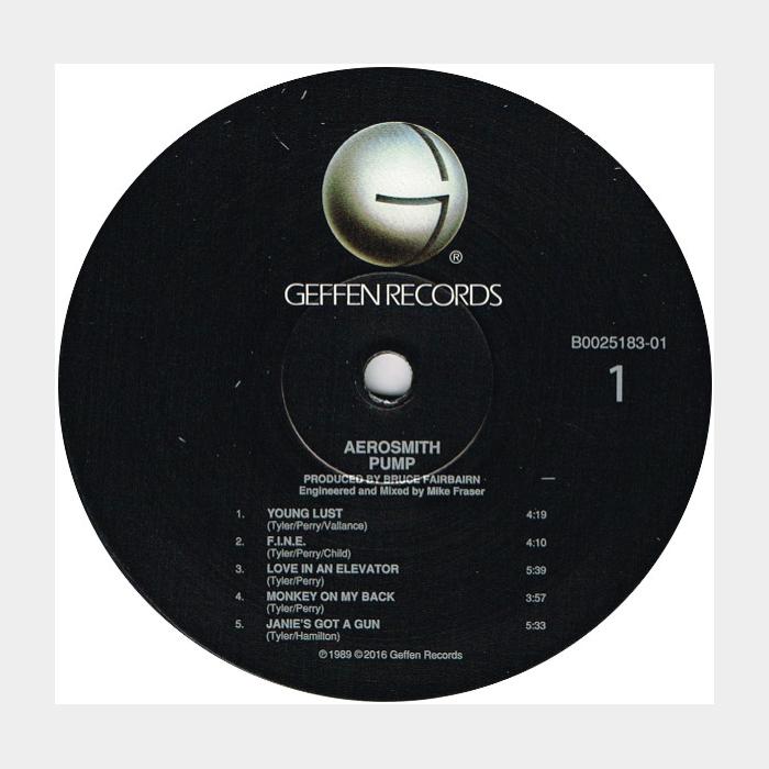 Aerosmith - Pump (ex+/ex+, 180g, shrink)