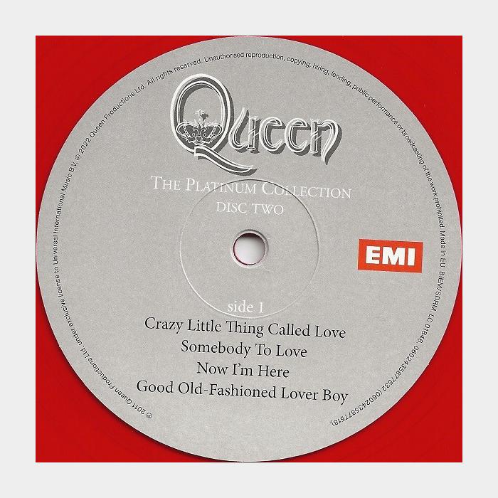 Queen - The Platinum Collection. Disc Two (sealed, 180g, Red LP)